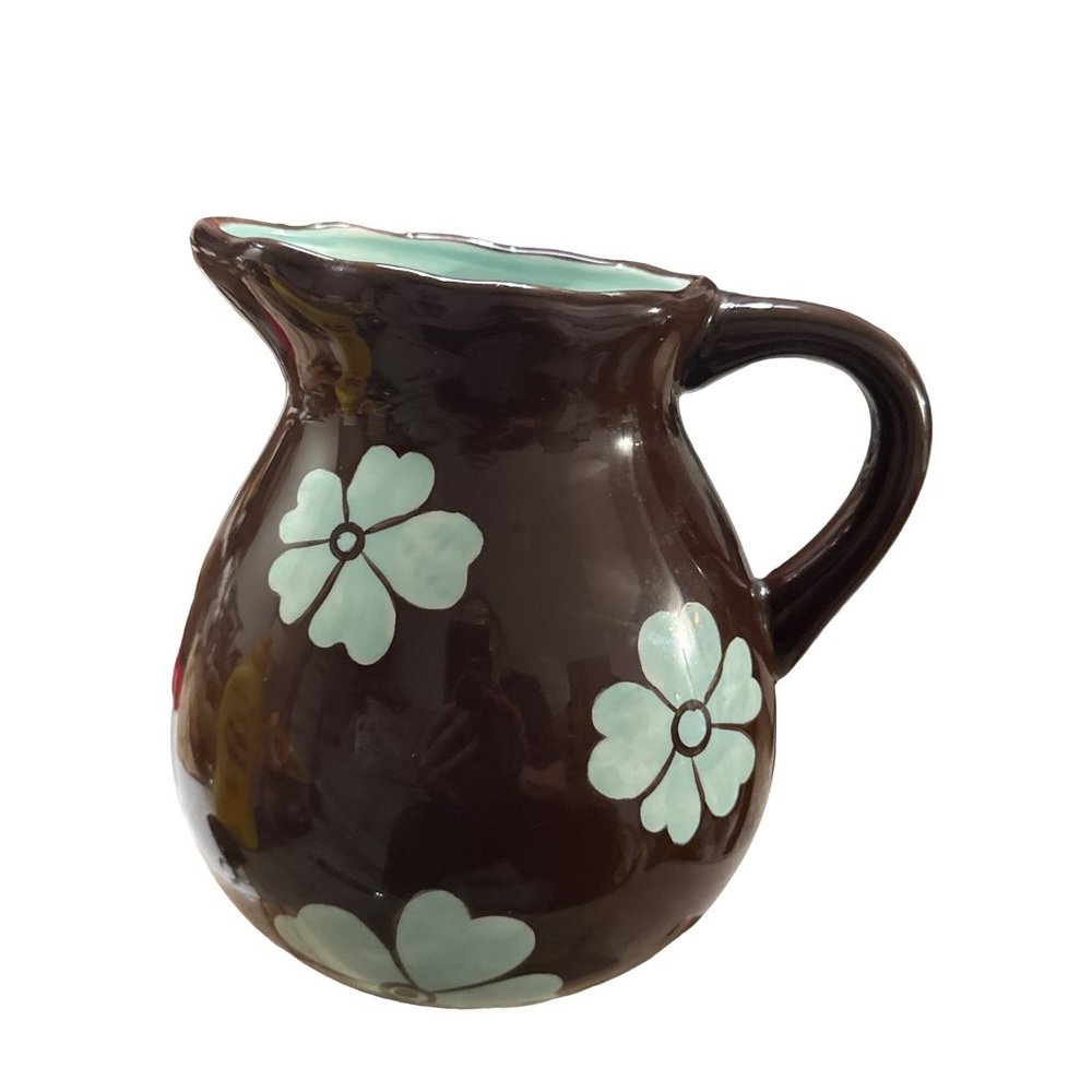 Vintage Laurie Gates Hand Painted Serving Pitcher